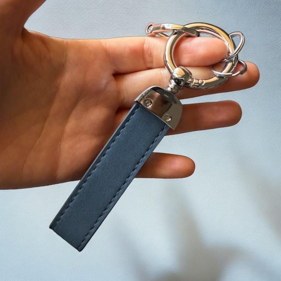 Porte-clé personnalisé  en cuir avec noms gravés, annonce parrain, Cadeau parrain, cadeau tonton, annonce tonton, porte clé gravé pour homme