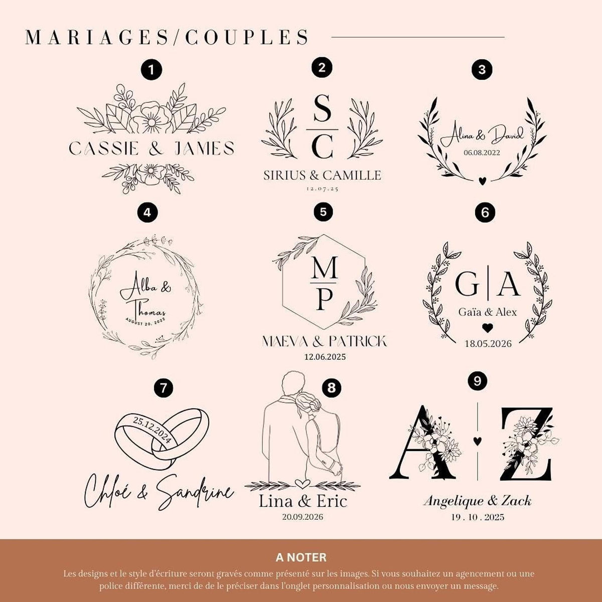 Planche à découper gravé en bois couple , cadeau saint Valentin, mariage, crémaillère