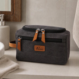 Trousse de toilette personnalisée, Trousse de voyage personnalisable, Cadeau pour papa, Idée cadeau personnalisée, fête des pères